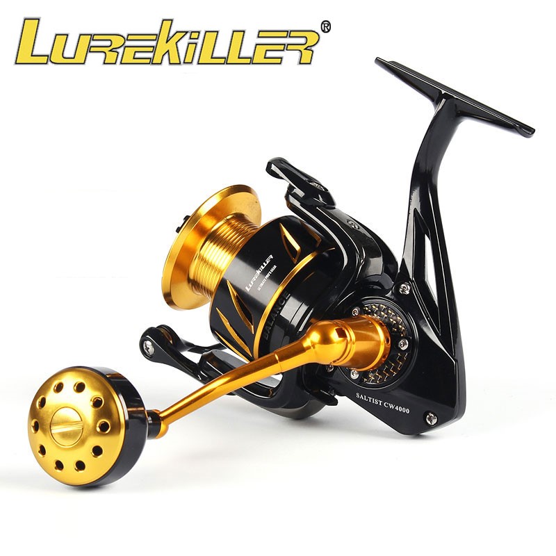 Abu Garcia Reel Max - Carrete de Pesca Giratorio Lurekiller, Totalmente