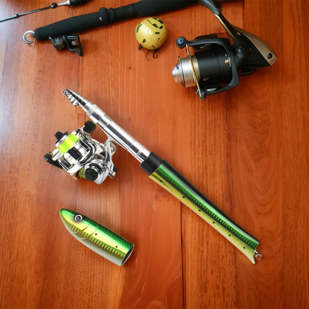 Caña de Pescar Portátil en For - Penn Reel Fierce reseña y precio