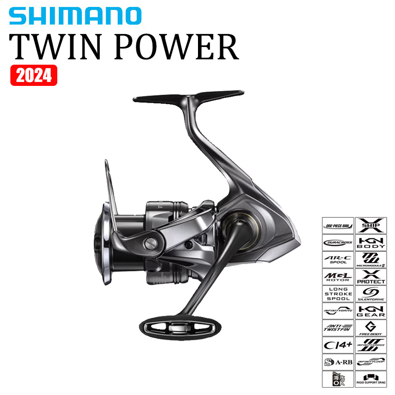 SHIMANO 2024 TWINPOWER carrete - Shimano Reel Sustain reseña y precio
