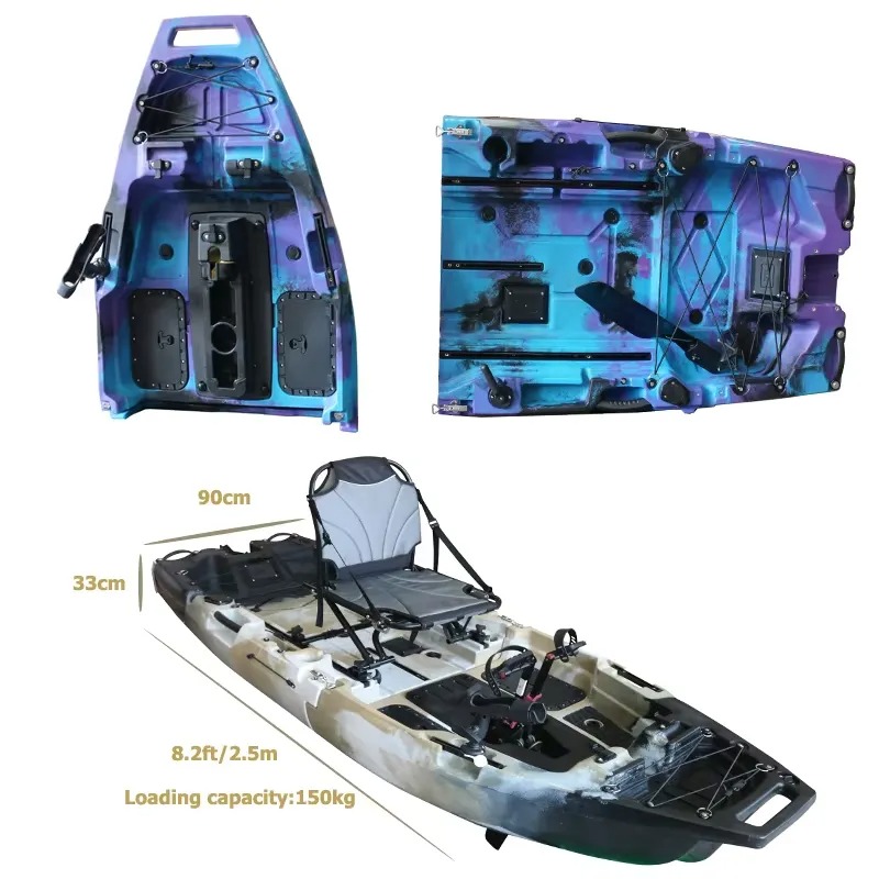 Kayak Modular de 8 pies con Pe - Fishing Boat Seat reseña y precio
