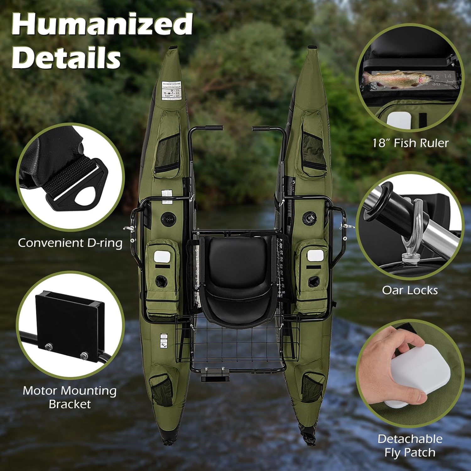 Bote Inflable para Adultos con - Fishing Boat Seat reseña y precio