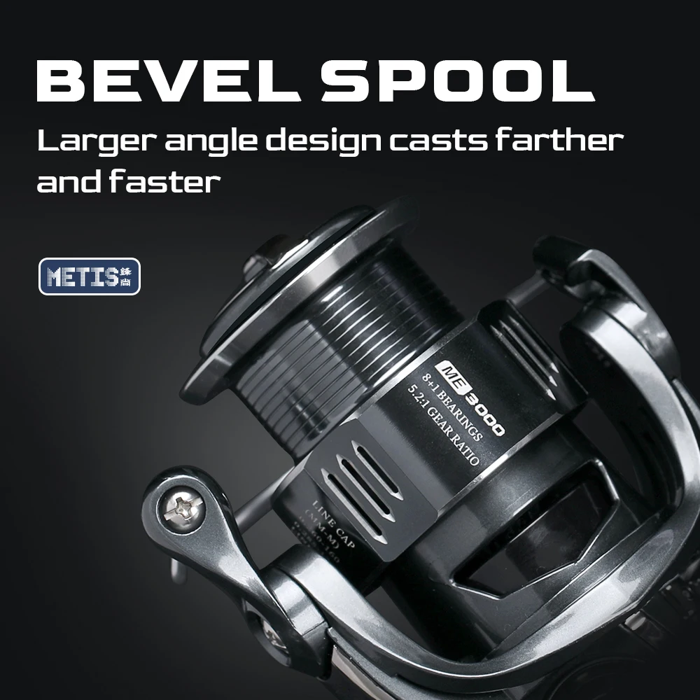 TSURINOYA METIS 1000 2000 3000 - Kastking Reel Zephyr reseña y precio