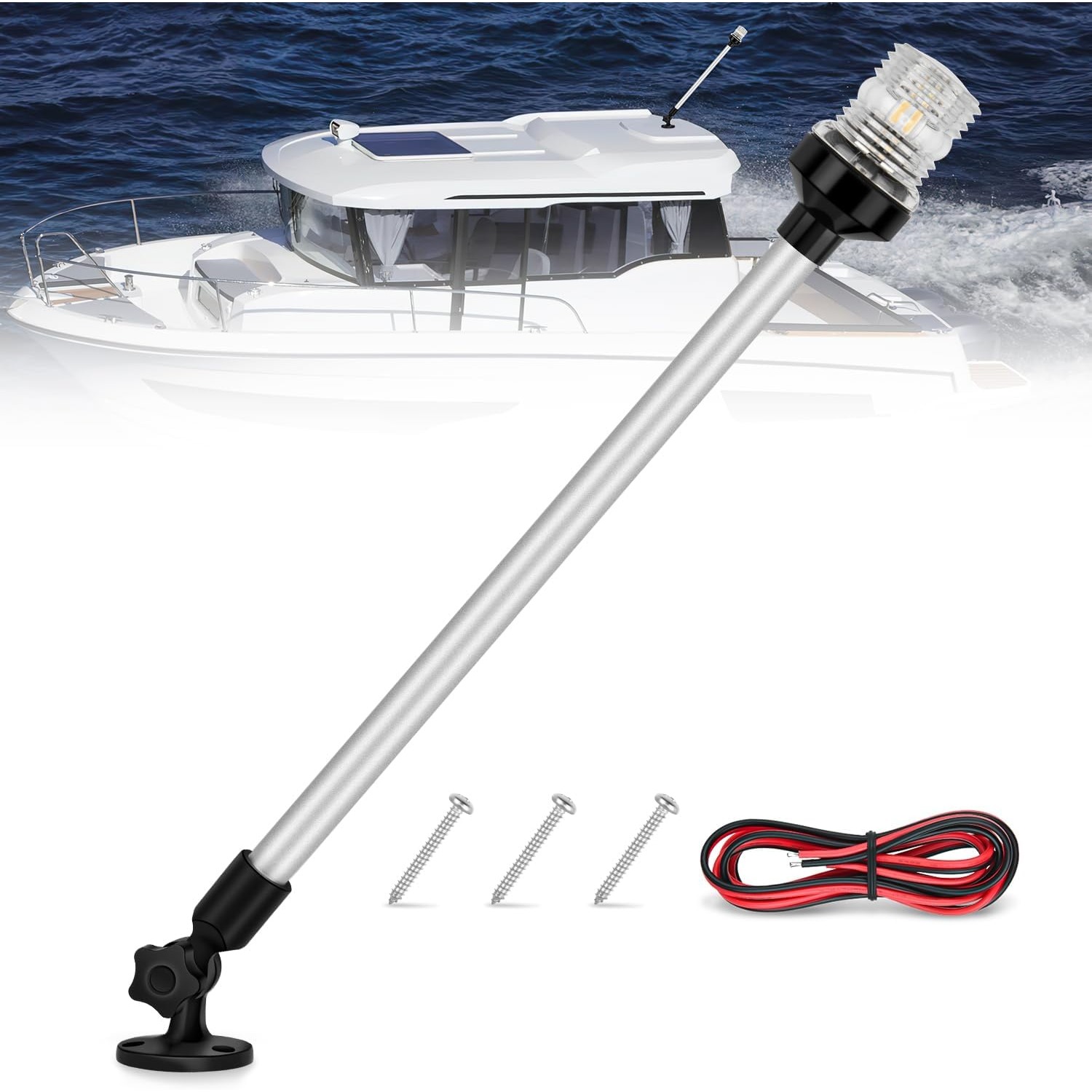 Luz de Popa para Barco Nilight - Fishing Boat Navigation Light reseña y precio