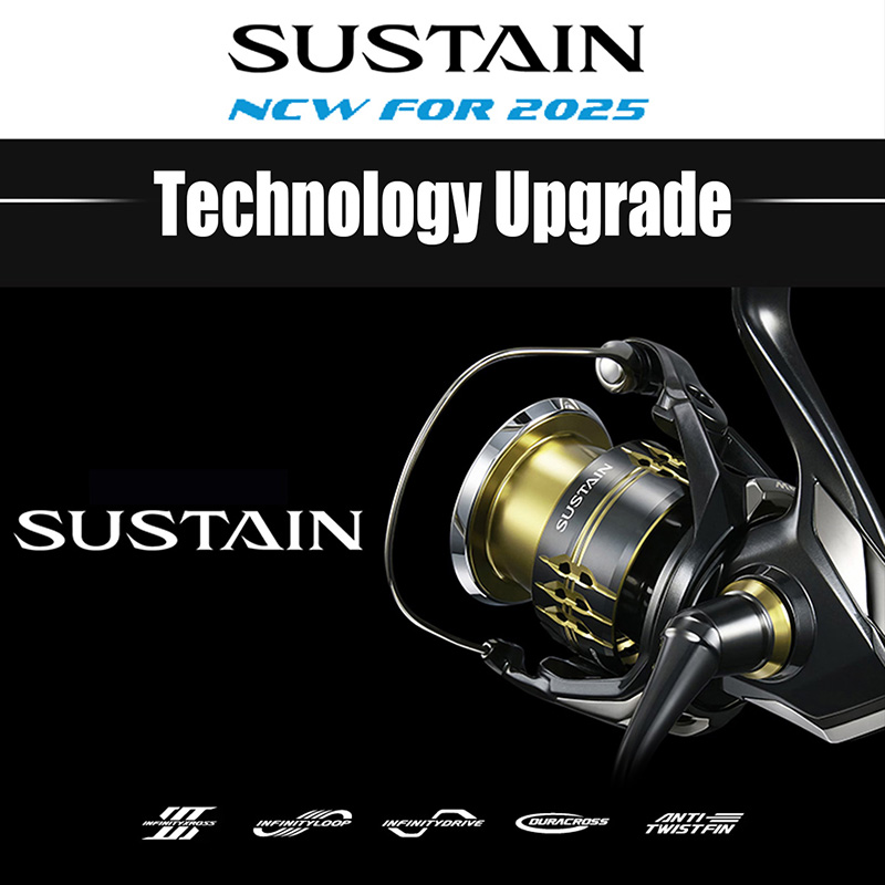 Carrete giratorio de 2025 de S - Shimano Reel Sustain reseña y precio