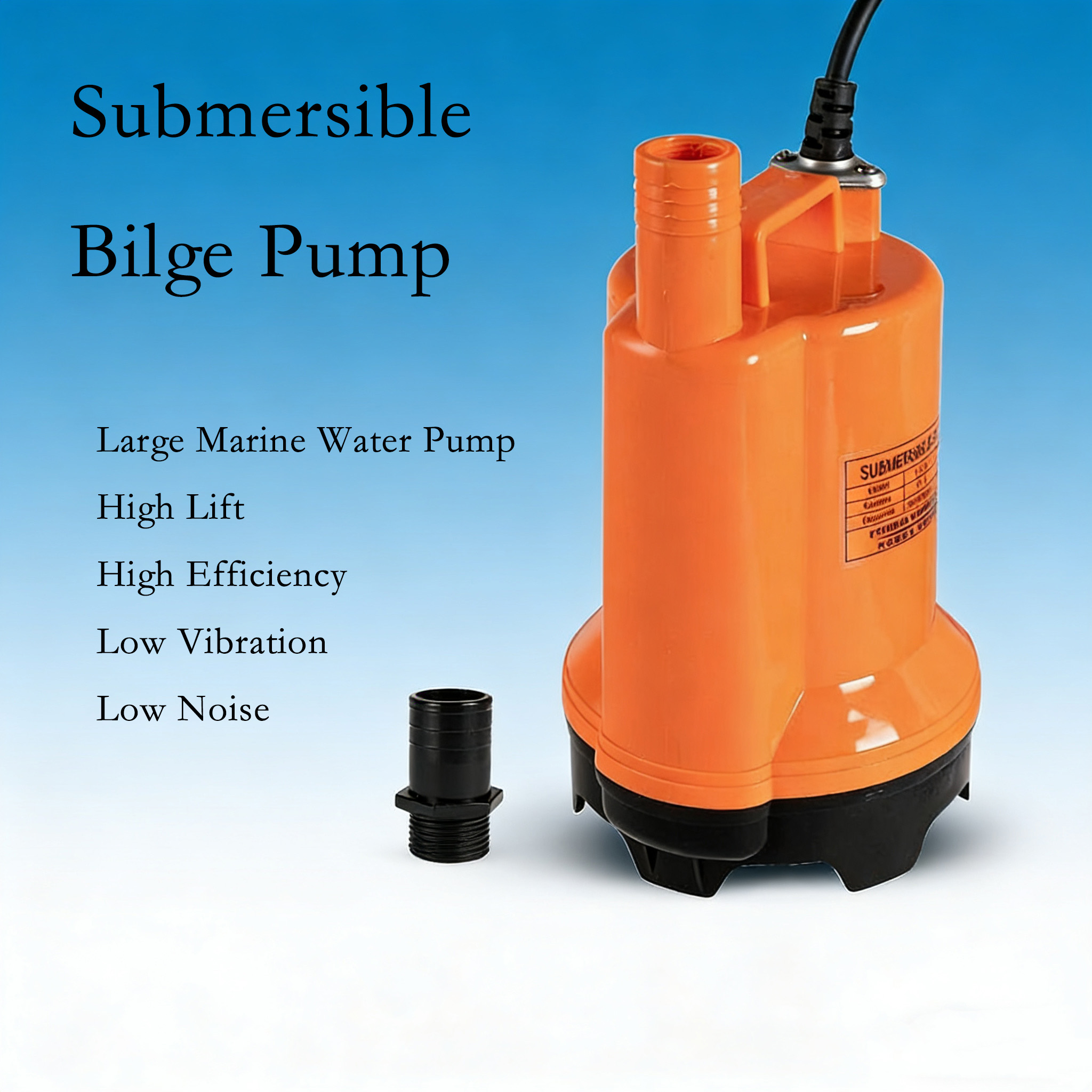 Bomba de Agua Sumergible de 12 - Fishing Boat Bilge Pump reseña y precio